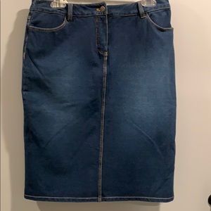 J. Jill Denim skirt